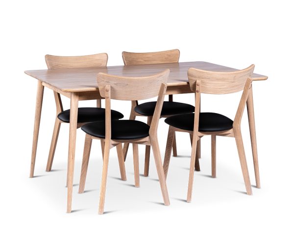 Odense med 4 Eksjö Stolar