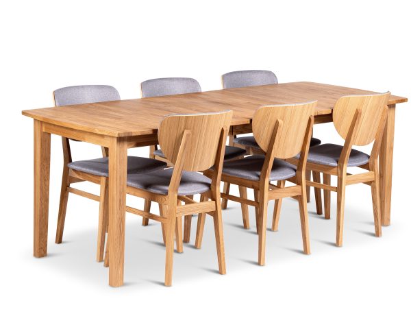 Visby med 6 Tjörn Stolar