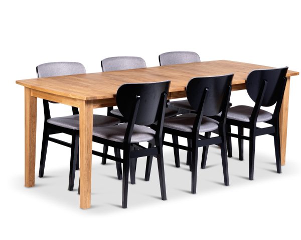 Visby med 6 Borgholm Stolar