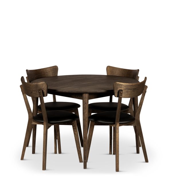 Nyborg med 4 Ekeby Stolar