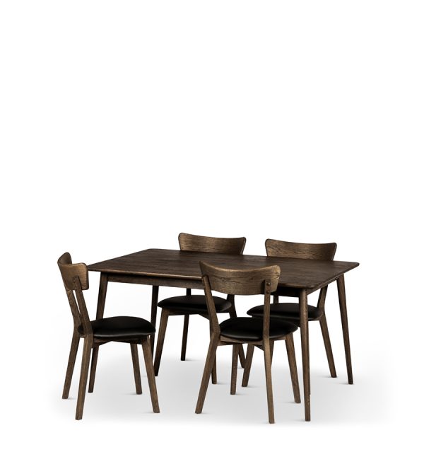 Nyborg med 4 Ekeby Stolar