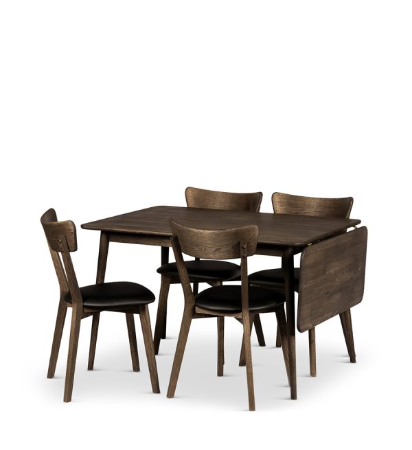 Nyborg med 4 Ekeby Stolar