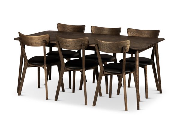 Nyborg med 6 Ekeby Stolar